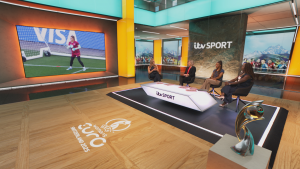 The ITV Sport Hub virtual studio design by Lightwell